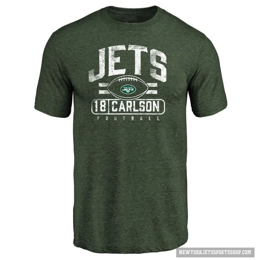 Youth ＃18 Anders Carlson New York Jets Green Flanker T-Shirt