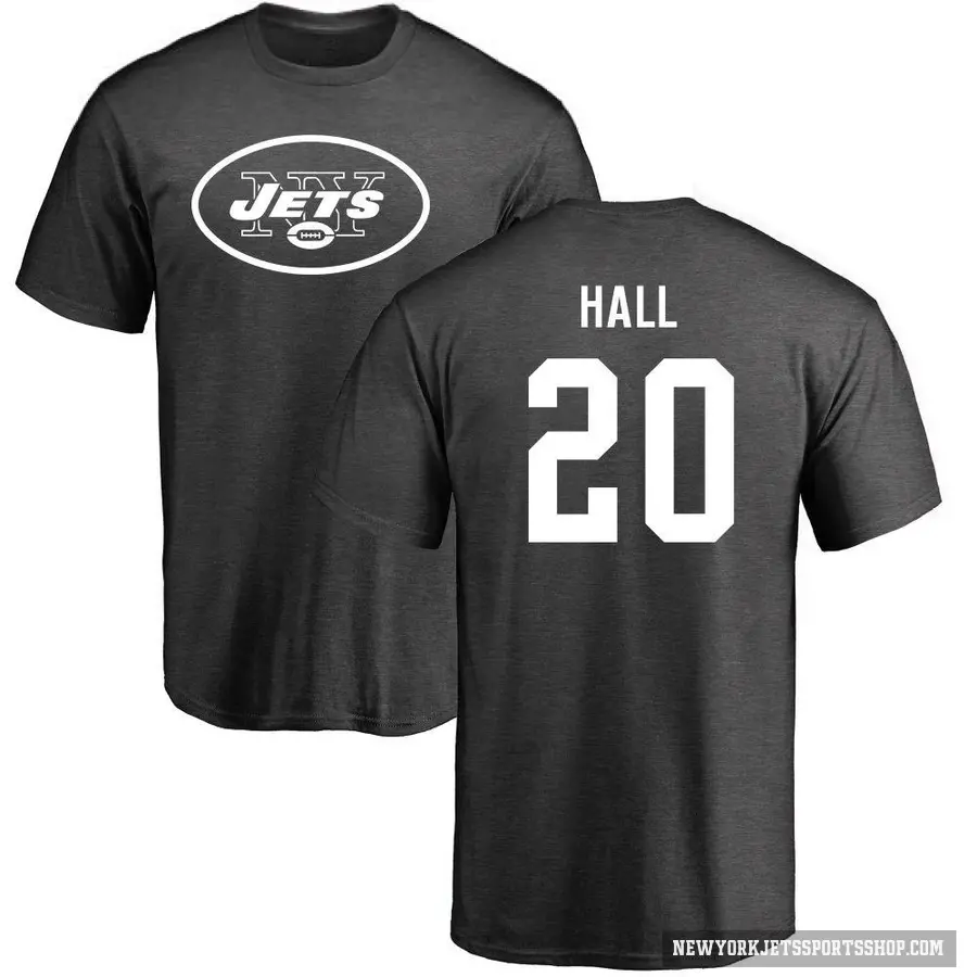 Youth ＃20 Breece Hall New York Jets Ash One Color T-Shirt