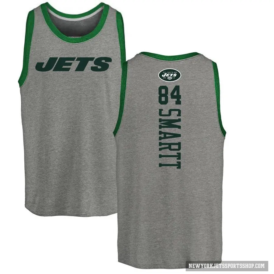Youth ＃84 Stone Smartt New York Jets Ash Backer Tank Top